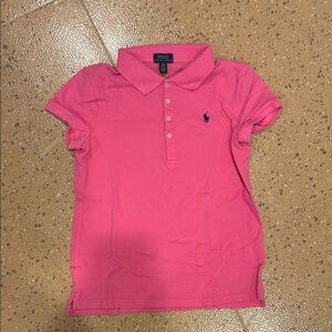 Polo by Ralph Lauren Pink Polo Shirt Classic Design